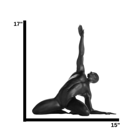 Invocation Man Sculpture // Matte Black Sculpture TriadCommerceInc   