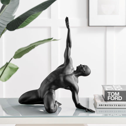 Invocation Man Sculpture // Matte Black Sculpture TriadCommerceInc   