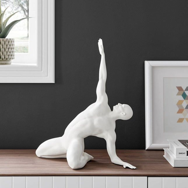 Invocation Man Sculpture // Matte White Sculpture TriadCommerceInc   