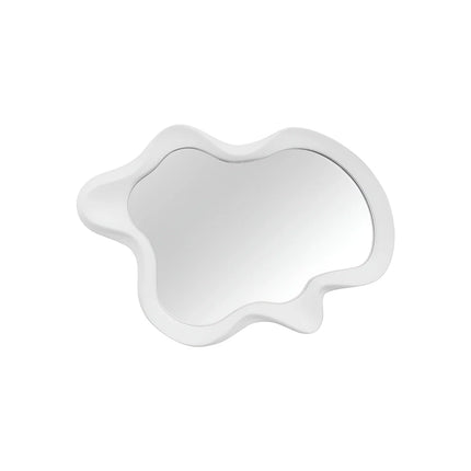 Irregular Wave Mirror Mirror TriadCommerceInc White