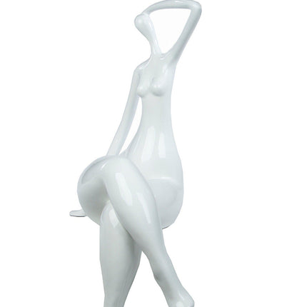 Isabella Sculpture // Large White Sculpture TriadCommerceInc   