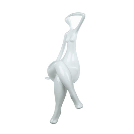 Isabella Sculpture // Large White Sculpture TriadCommerceInc   