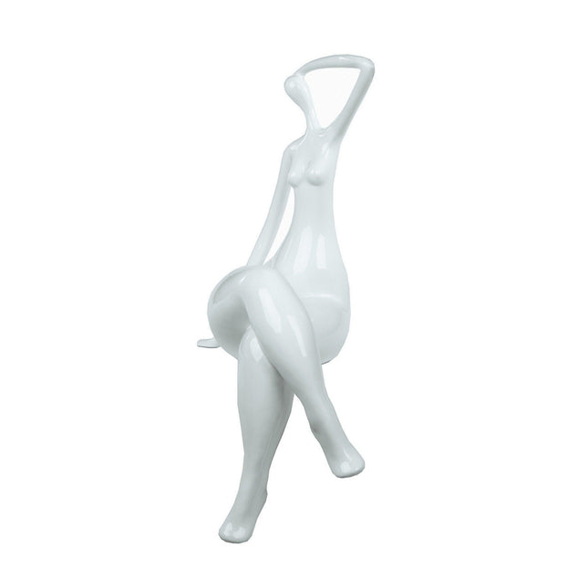 Isabella Sculpture // Large White Sculpture TriadCommerceInc   