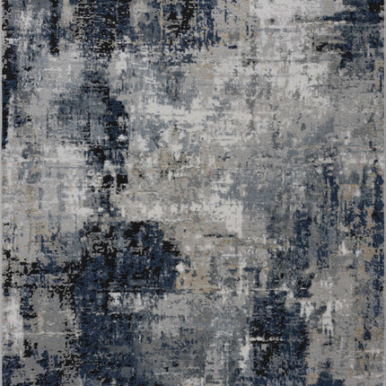 Campsall Blue Abstract Rug - Promo Rugs TriadCommerceInc