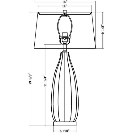 Rabnitz Modern Table Lamp Home Decor > Lighting > Lamp > Table Lamps TriadCommerceInc