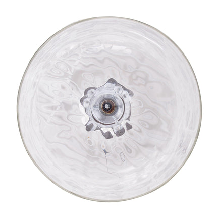 Kara Farmhouse 1-Light Textured Glass Nickel Pendant Light 吊灯 TriadCommerceInc