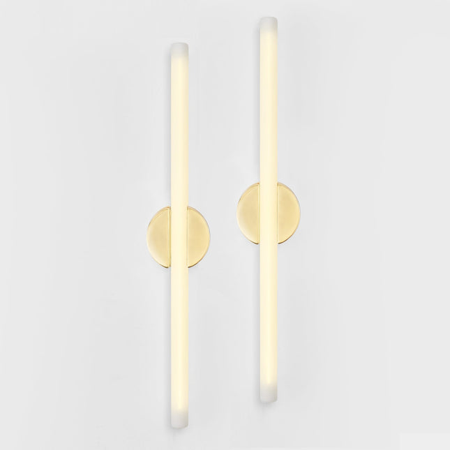 Kilter Bathroom Vanity Light - Set of 2 Home Decor > Lighting > Wall Lighting > Wall Sconces TriadCommerceInc 25" Solid Brass 2700K