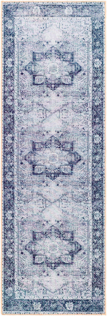 Rosman Black Tumble Dry Washable Rug - Promo Rugs TriadCommerceInc * 2'7" x 7'10" Runner
