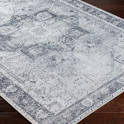 Rosman Black Tumble Dry Washable Rug - Promo Rugs TriadCommerceInc