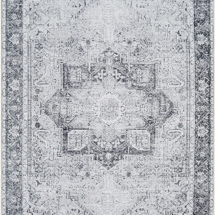 Rosman Black Tumble Dry Washable Rug - Promo Rugs TriadCommerceInc 6'7" x 9' Rectangle