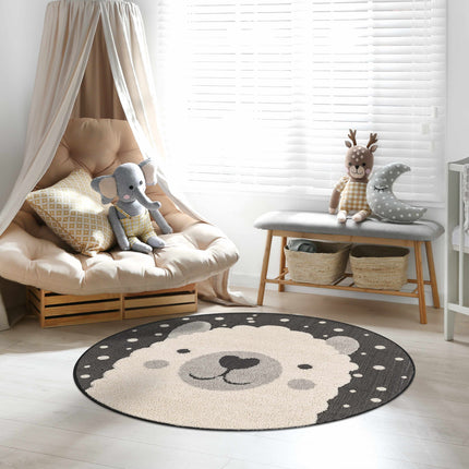 Kids Llama Animal Print Nursery Area Rug - Clearance Rugs TriadCommerceInc