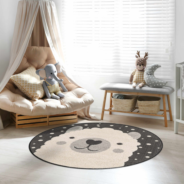 Kids Llama Animal Print Nursery Area Rug - Clearance Rugs TriadCommerceInc