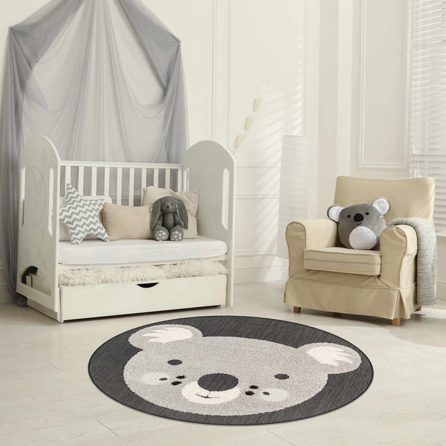 Kids Koala Animal Print Nursery Area Rug - Clearance Rugs TriadCommerceInc