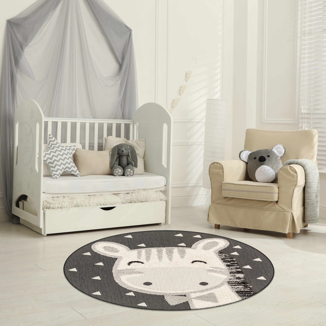 Kids Giraffe Bowtie Animal Print Nursery Area Rug - Clearance Rugs TriadCommerceInc