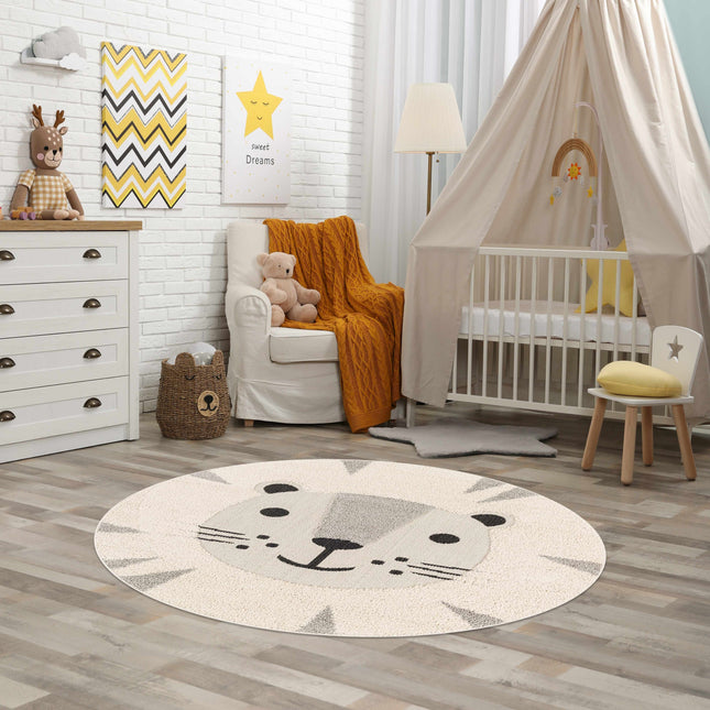 Kids Lion Animal Print Nursery Area Rug - Clearance Rugs TriadCommerceInc