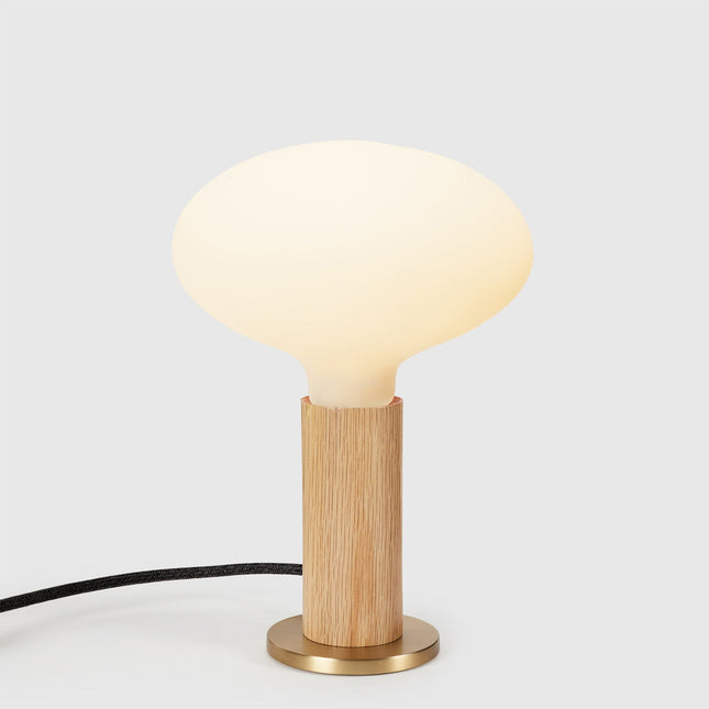 Knuckle Table Lamp in Oak + Oval Table Lamps TriadCommerceInc Oak