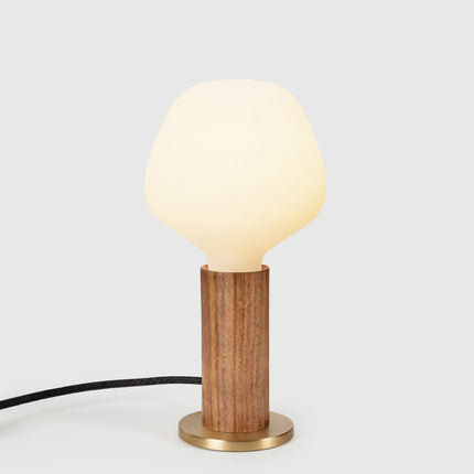 Knuckle Table Lamp in Walnut + Enno Table Lamps TriadCommerceInc Walnut
