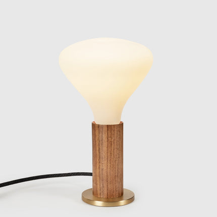 Knuckle Table Lamp in Walnut + Noma Table Lamps TriadCommerceInc Walnut