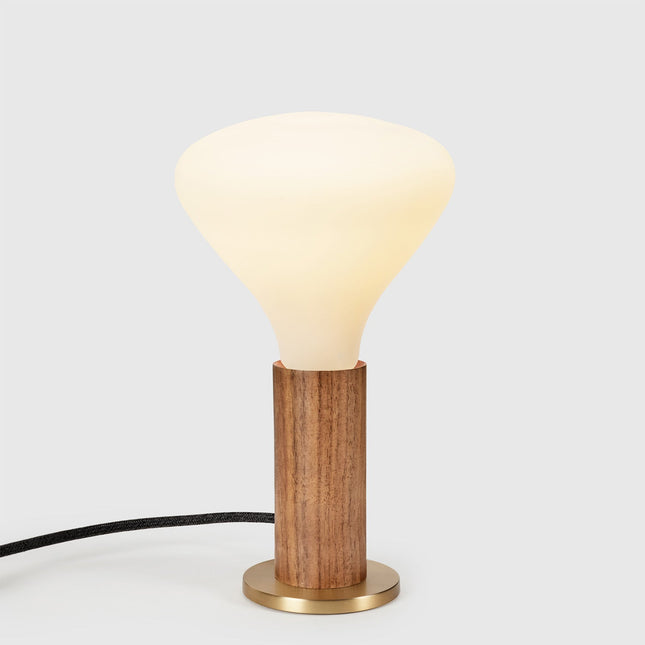 Knuckle Table Lamp in Walnut + Noma Table Lamps TriadCommerceInc Walnut