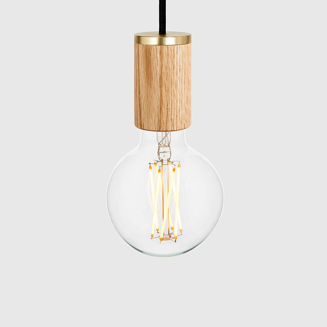 Elva Pendant Light Non-Tinted in Oak Home Decor > Lighting > Ceiling Lights > Pendant Lights TriadCommerceInc Oak