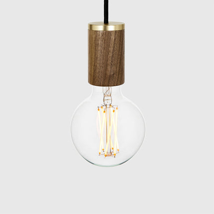 Elva Pendant Light Non-Tinted in Walnut Home Decor > Lighting > Ceiling Lights > Pendant Lights TriadCommerceInc Walnut