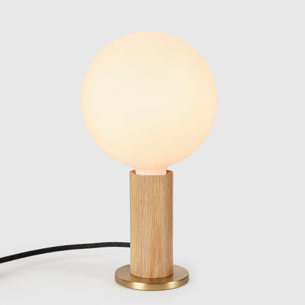 Knuckle Table Lamp in Oak + Sphere IV Home Decor > Lighting > Lamp > Table Lamps TriadCommerceInc Oak