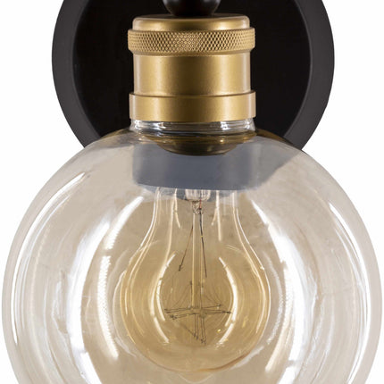 Leabrook Black Metal Wall Sconce Home Decor > Lighting > Wall Lighting > Wall Sconces TriadCommerceInc