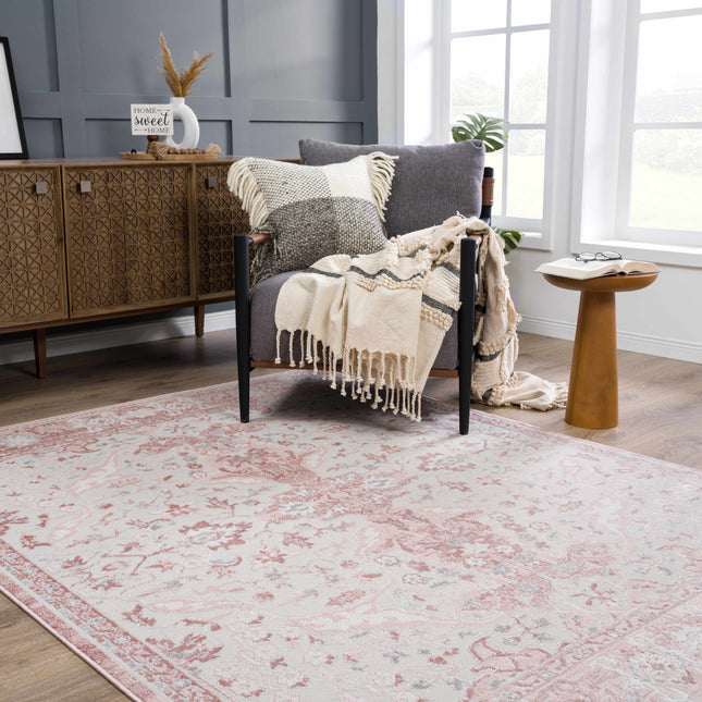 Zora Pink Area Rug Rugs TriadCommerceInc
