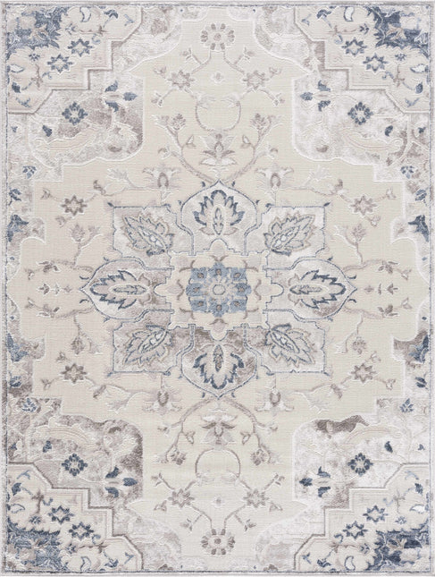 Calum Blue & Gray Area Rug - Clearance Rugs TriadCommerceInc