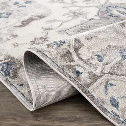 Calum Blue & Gray Area Rug - Clearance Rugs TriadCommerceInc