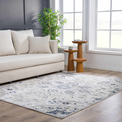 Calum Blue & Gray Area Rug - Clearance Rugs TriadCommerceInc