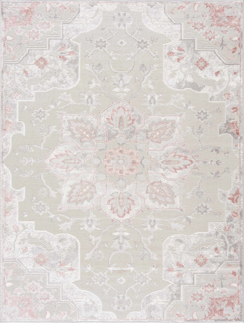 Calum Pink Floral Thick Area Rug - Clearance Rugs TriadCommerceInc