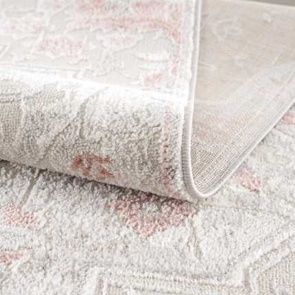 Calum Pink Floral Thick Area Rug - Clearance Rugs TriadCommerceInc