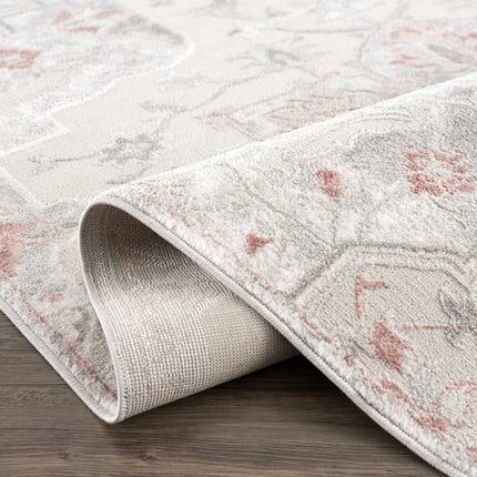 Calum Pink Floral Thick Area Rug - Clearance Rugs TriadCommerceInc