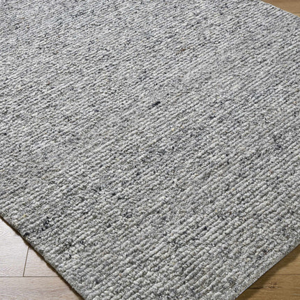 Winta Charcoal Wool Area Rug Rugs TriadCommerceInc