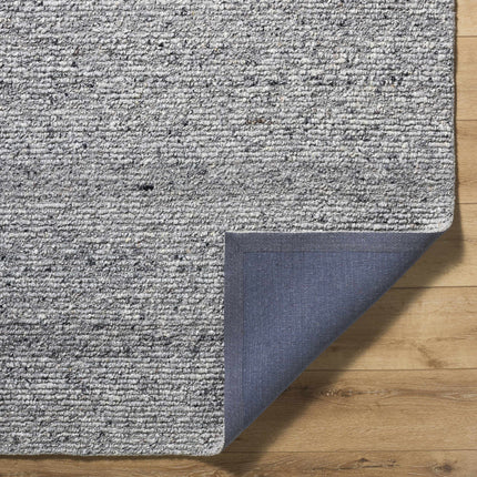 Winta Charcoal Wool Area Rug Rugs TriadCommerceInc