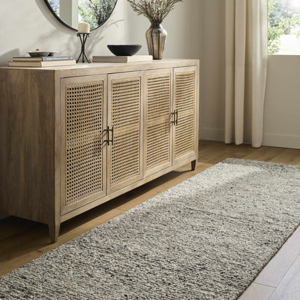 Winta Charcoal Wool Area Rug Rugs TriadCommerceInc