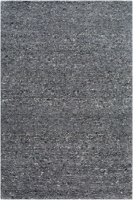 Winta Black Wool Area Rug Rugs TriadCommerceInc