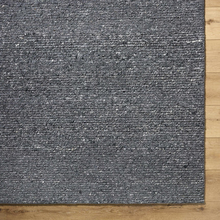 Winta Black Wool Area Rug Rugs TriadCommerceInc
