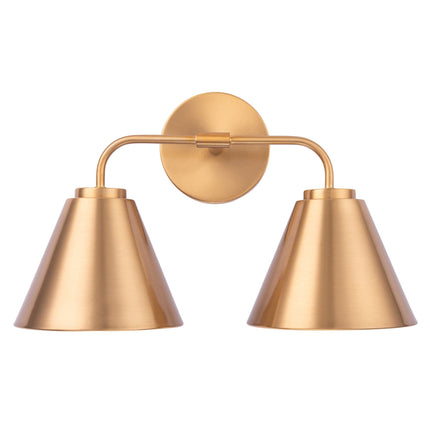 Loft Lantern Modern 2-Light Vanity Light Fixture Home Decor > Lighting > Wall Lighting > Wall Sconces TriadCommerceInc Golden