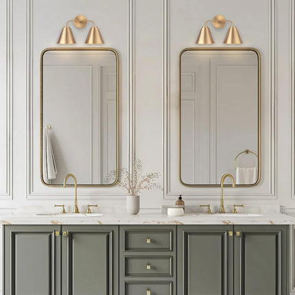 Loft Lantern Modern 2-Light Vanity Light Fixture Home Decor > Lighting > Wall Lighting > Wall Sconces TriadCommerceInc