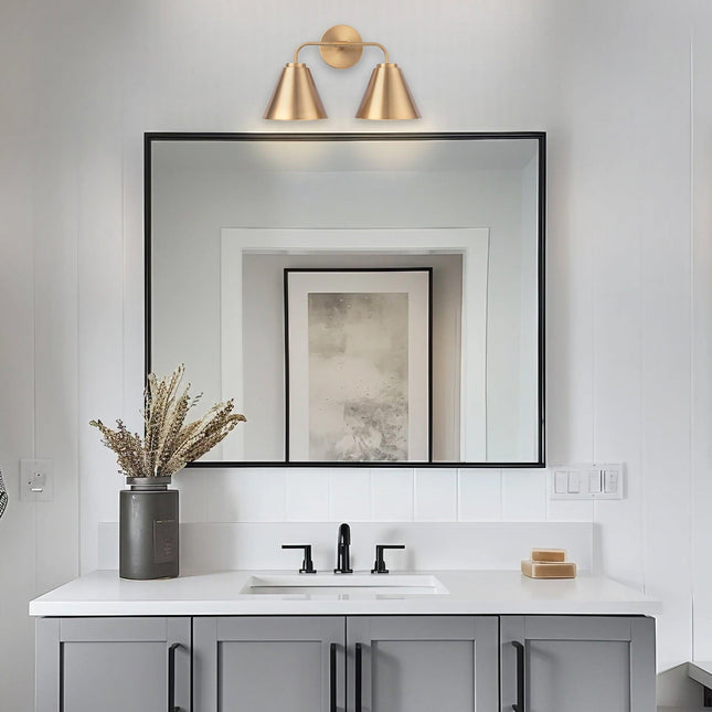 Loft Lantern Modern 2-Light Vanity Light Fixture Home Decor > Lighting > Wall Lighting > Wall Sconces TriadCommerceInc