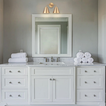 Loft Lantern Modern 2-Light Vanity Light Fixture Home Decor > Lighting > Wall Lighting > Wall Sconces TriadCommerceInc