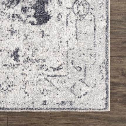 Hera Ivory Flat Pile Washable Rug Rugs TriadCommerceInc