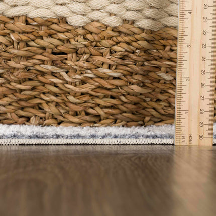Hera Ivory Flat Pile Washable Rug Rugs TriadCommerceInc