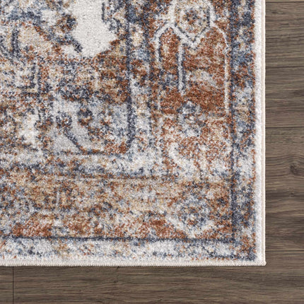 Rust Hera Washable Area Rug - Clearance Rugs TriadCommerceInc