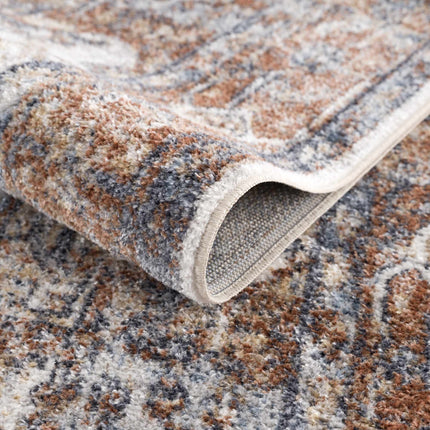 Rust Hera Washable Area Rug - Clearance Rugs TriadCommerceInc