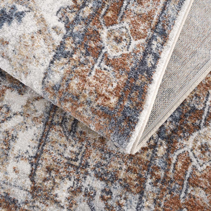 Rust Hera Washable Area Rug - Clearance Rugs TriadCommerceInc