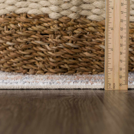 Rust Hera Washable Area Rug - Clearance Rugs TriadCommerceInc