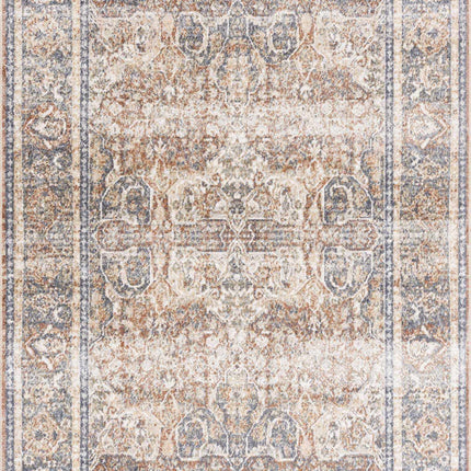 Arias Blue Flat Pile Washable Rug Rugs TriadCommerceInc